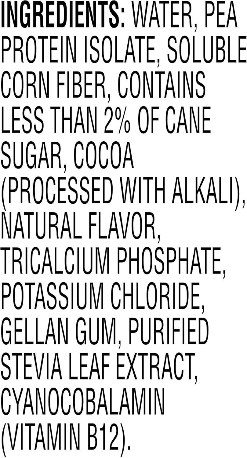 imageEvolve Plant Based Protein Shake Vanilla Bean 20g Vegan Protein Dairy Free No Artificial Sweeteners NonGMO 10g Fiber 11 Fl Oz Pack of 12 Formula May VaryChocolate