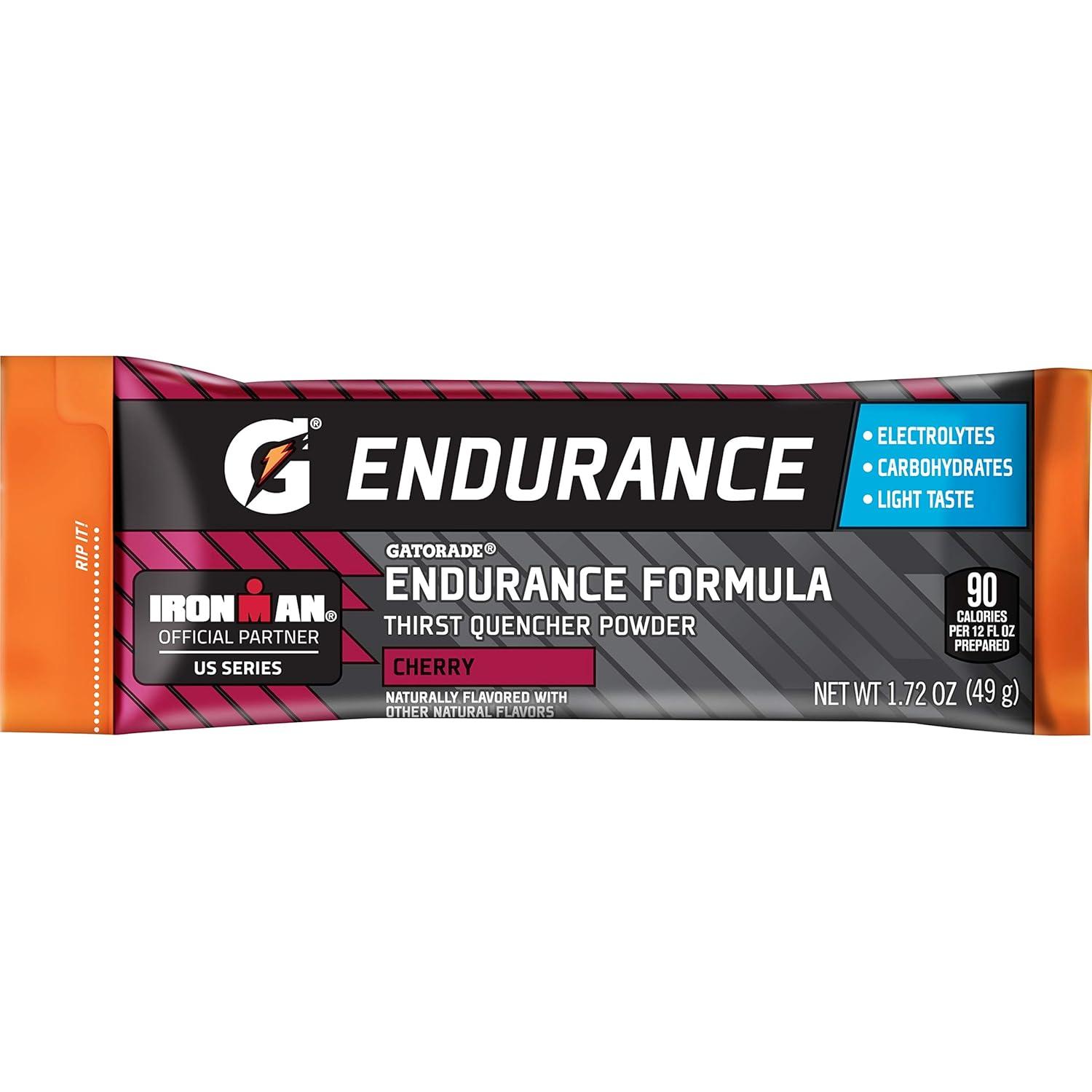 imageGatorade Endurance Formula Powder Sticks Lemon Lime 172 oz Packs 12 CountCherry
