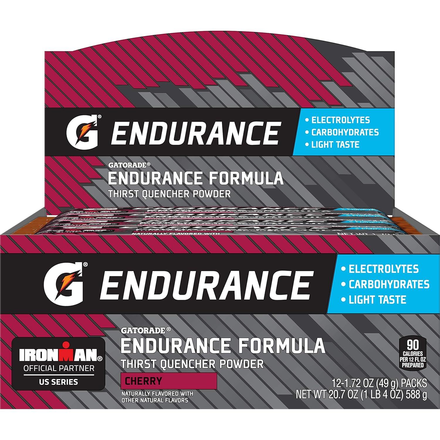 imageGatorade Endurance Formula Powder Sticks Lemon Lime 172 oz Packs 12 CountCherry