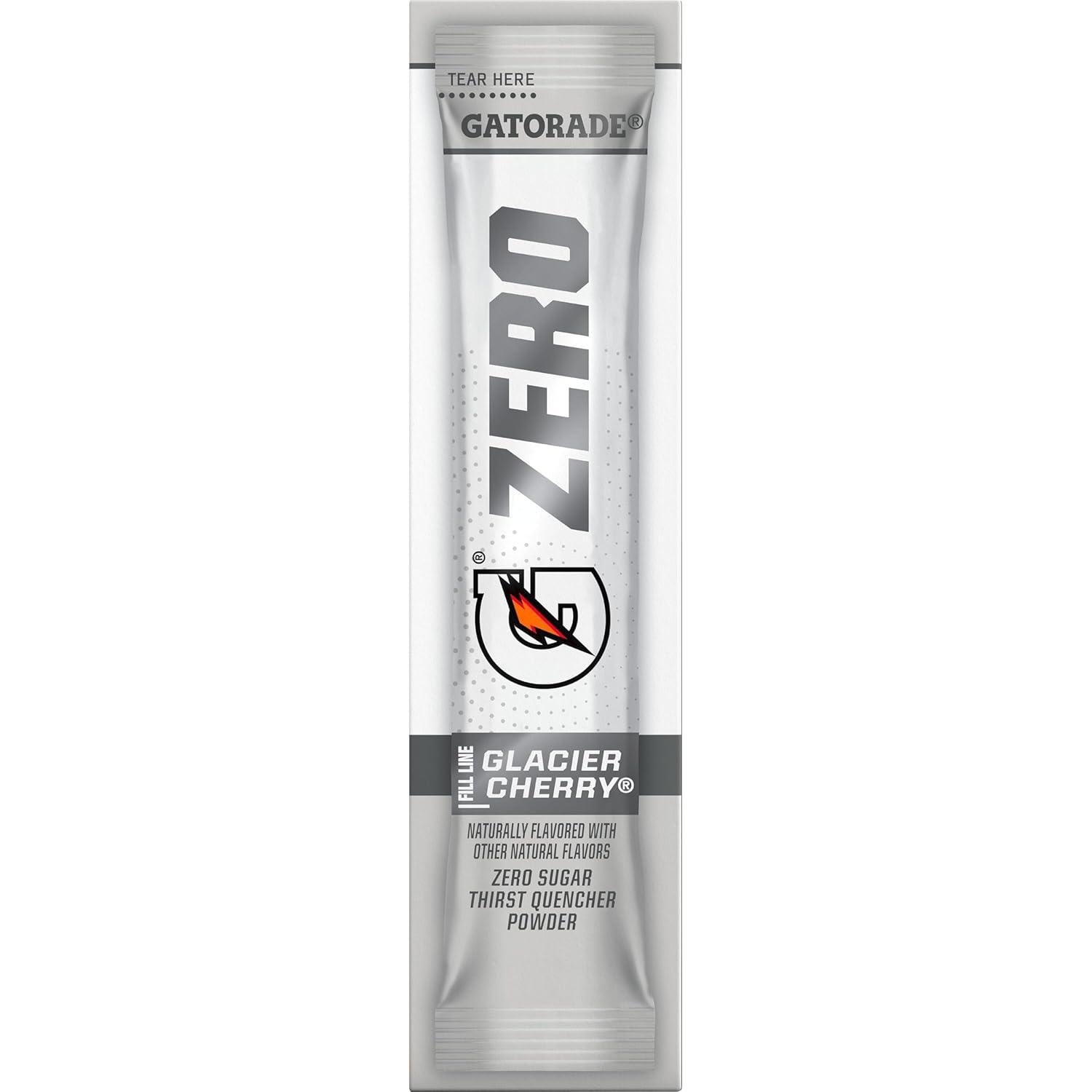 imageGatorade G Zero Powder Packets Glacier Cherry 108oz 10ctGlacier Cherry