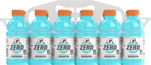 imageGatorade G Zero Sports Drink Lemon Lime 12 Fl Oz Pack of 12Zero  Sugar Glacier Freeze