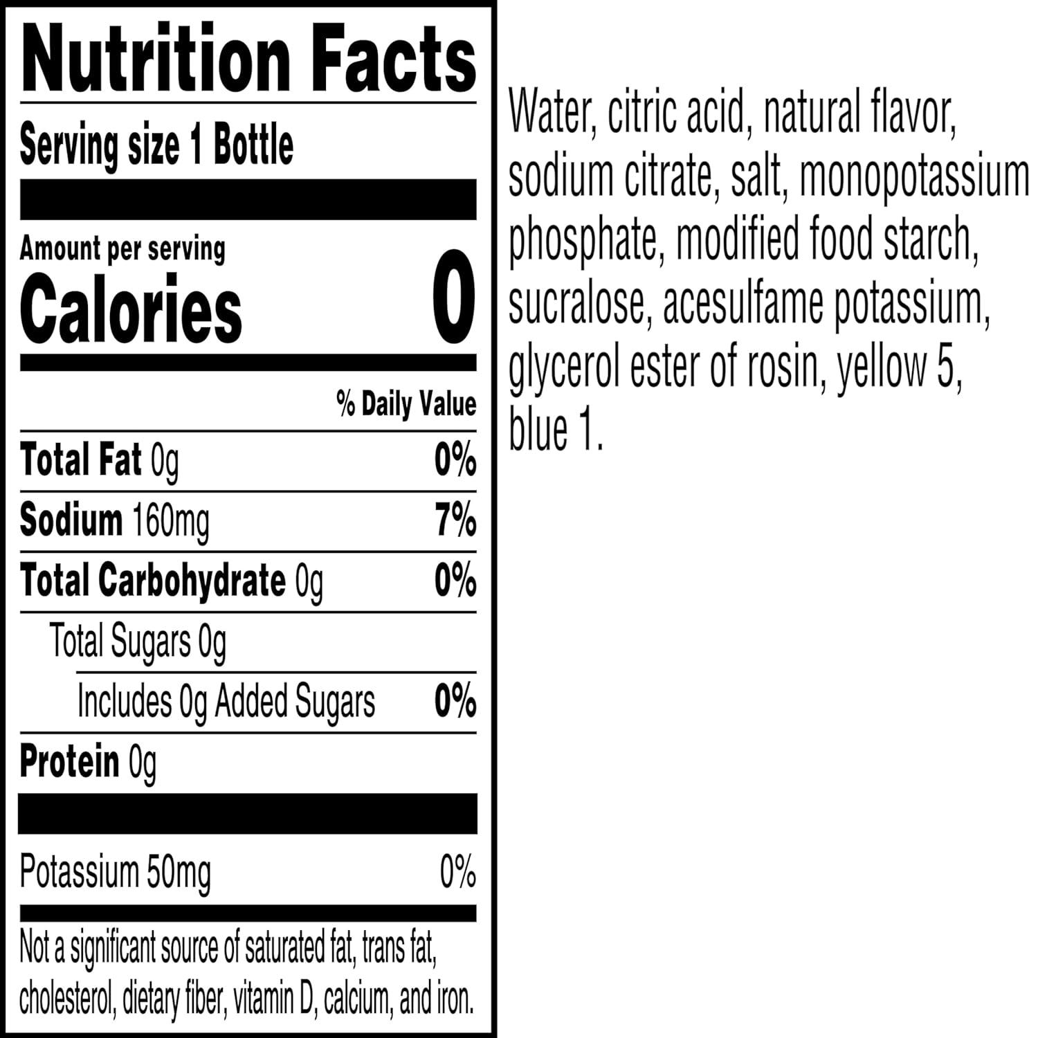imageGatorade G Zero Sports Drink Lemon Lime 12 Fl Oz Pack of 12Zero Sugar  Apple Burst