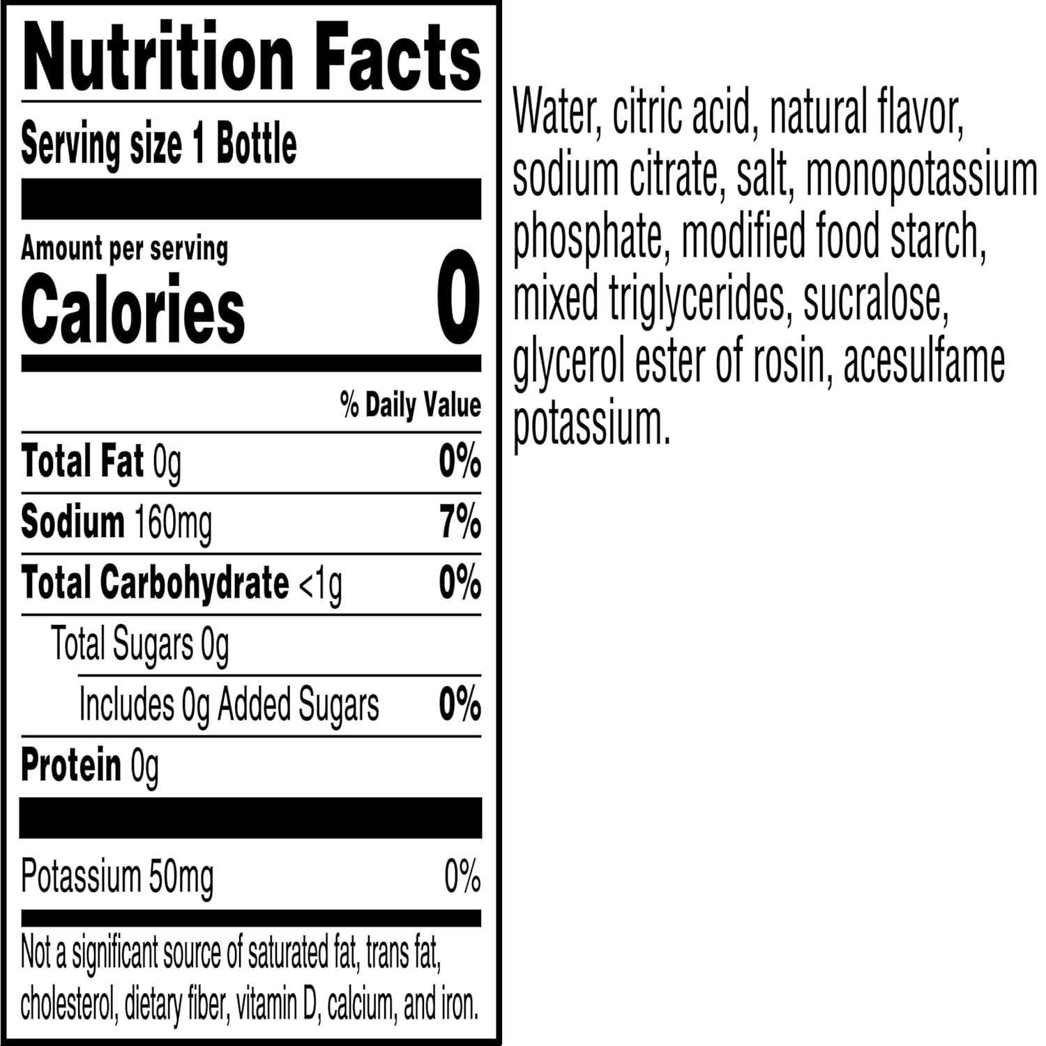 imageGatorade G Zero Sports Drink Lemon Lime 12 Fl Oz Pack of 12Zero Sugar  Glacier Cherry
