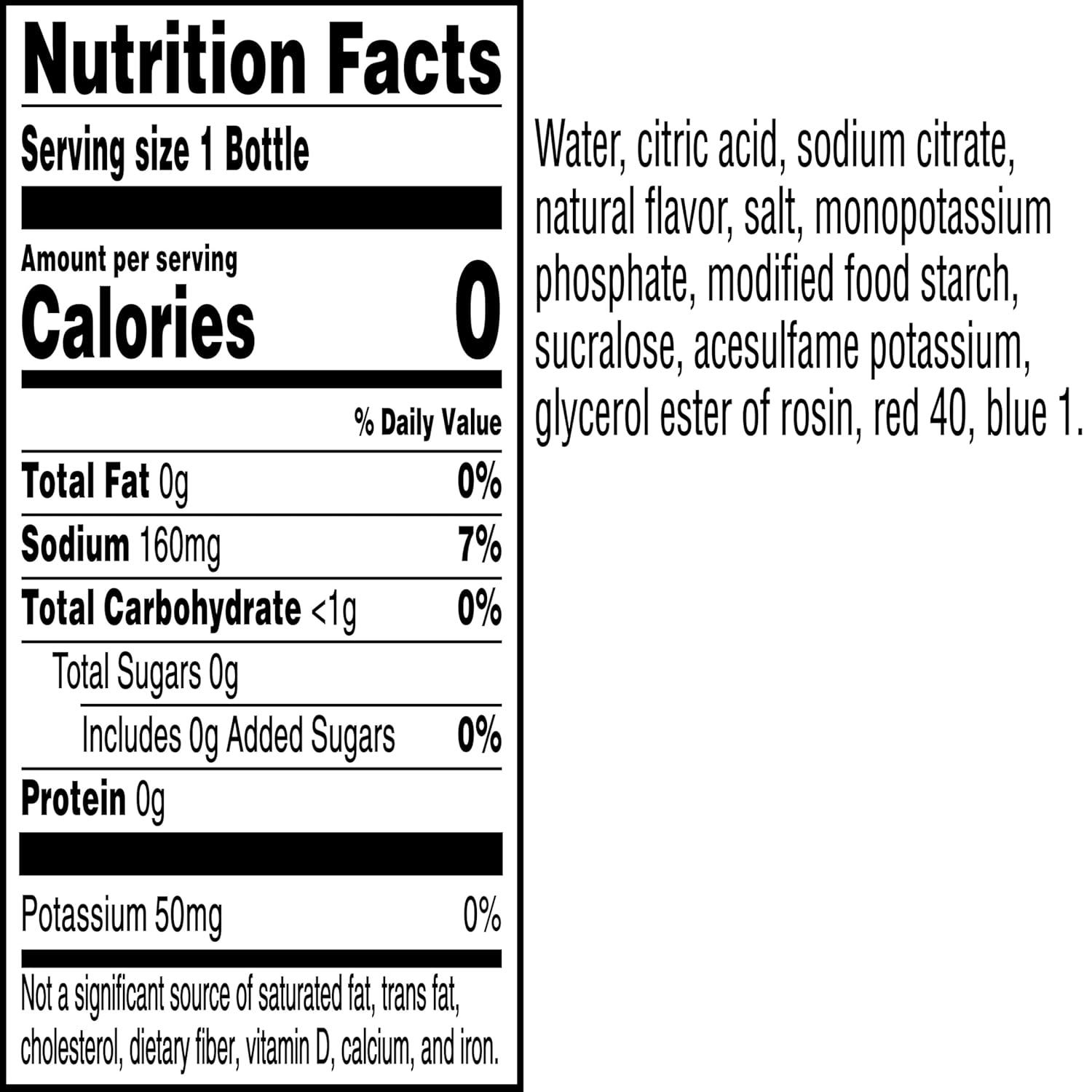 imageGatorade G Zero Sports Drink Lemon Lime 12 Fl Oz Pack of 12Zero Sugar Fierce Grape