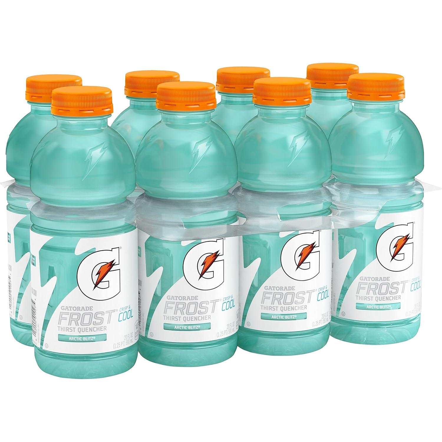 imageGatorade Glacier Cherry Thirst Quencher 12 Fl Oz Bottles 6 PackArctic Blitz