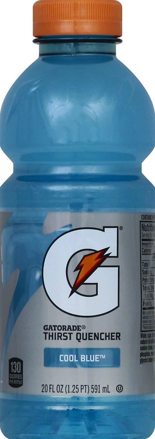 imageGatorade Glacier Cherry Thirst Quencher 12 Fl Oz Bottles 6 PackCool Blue