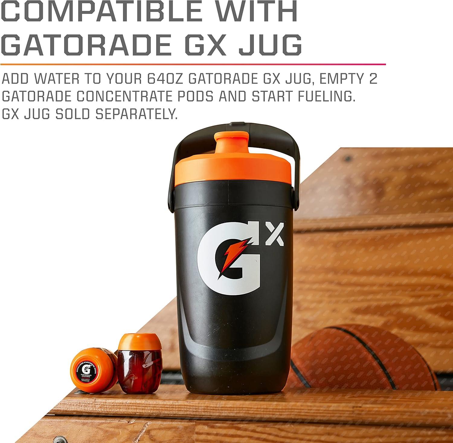 imageGatorade Gx Hydration System NonSlip Gx Squeeze Bottles Or Gx Sports Drink Concentrate Pods