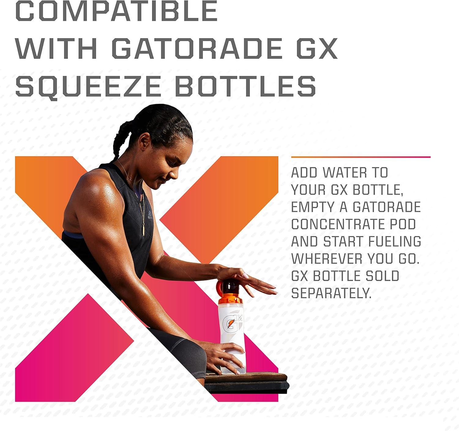 imageGatorade Gx Hydration System NonSlip Gx Squeeze Bottles ampamp Gx Sports Drink Concentrate Pods 16 count