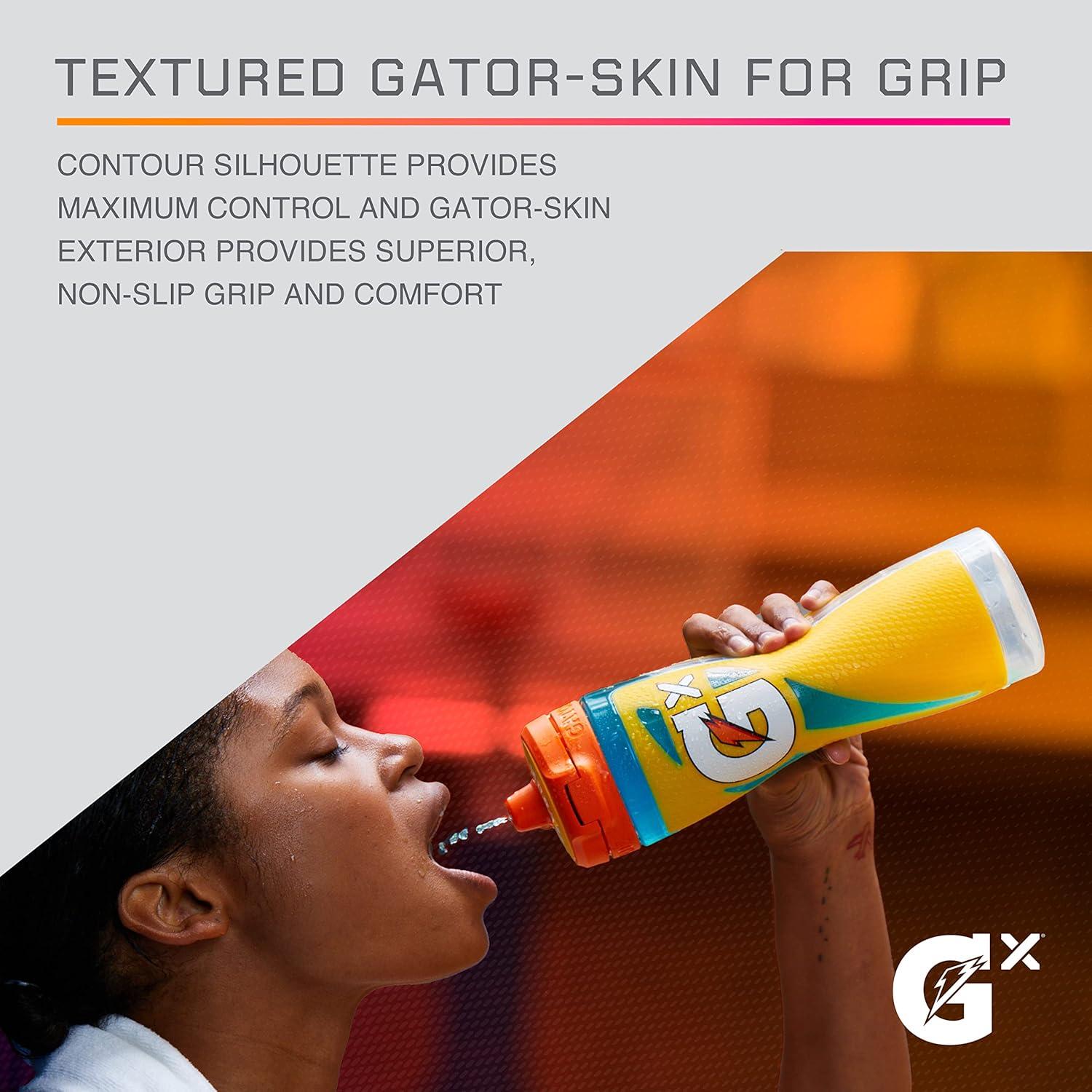 imageGatorade Gx Hydration System NonSlip Gx Squeeze Bottles ampamp Gx Sports Drink Concentrate PodsGrayGray