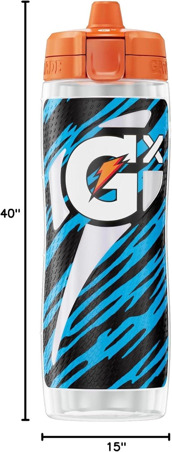 imageGatorade Gx NFL NonSlip Squeeze Bottles Gx Hydration System ampamp Gx Sports Drink Concentrate PodsCarolina Panthers