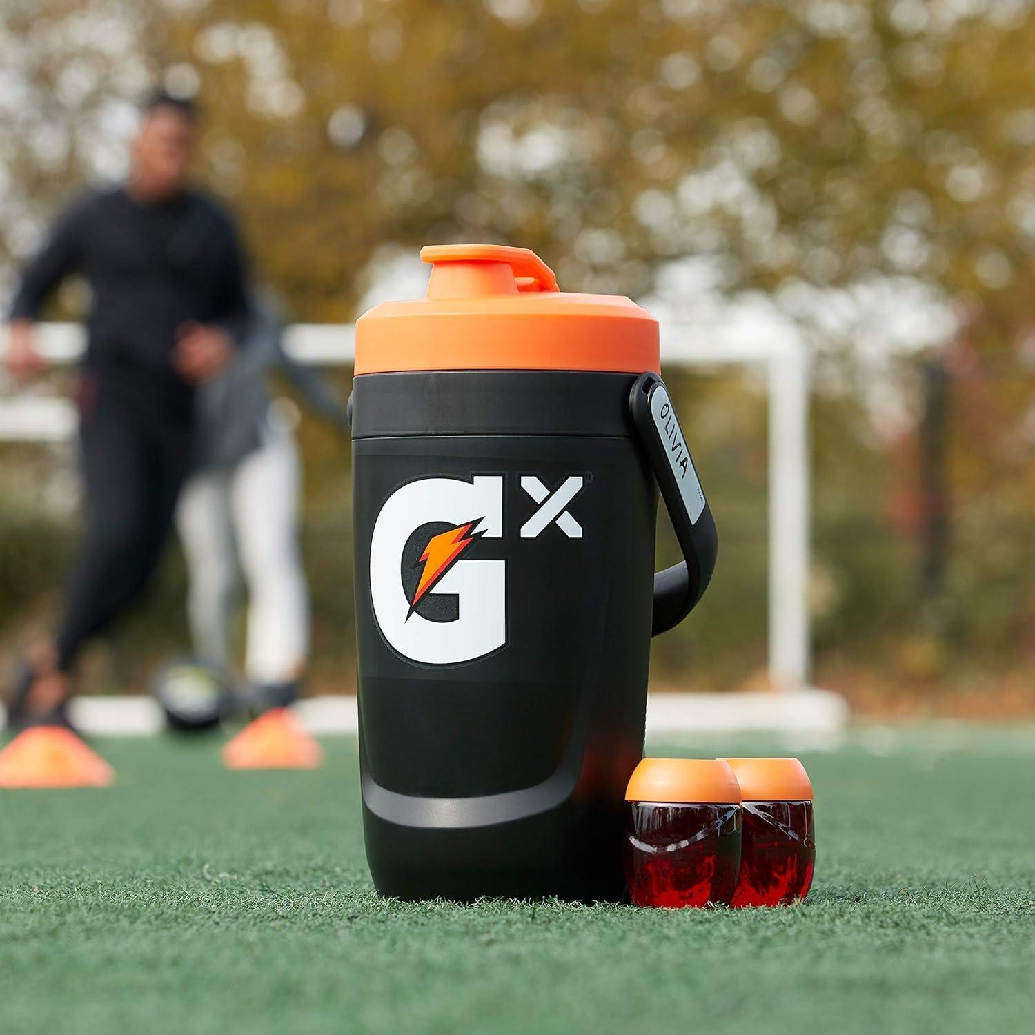 imageGatorade Gx Performance Jug 64oz Leakproof Non Slip Grip Great for Athletes RedPeach