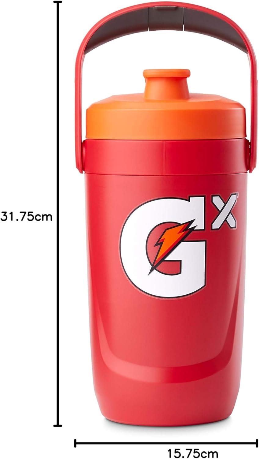 imageGatorade Gx Performance Jug 64oz Leakproof Non Slip Grip Great for Athletes RedRed