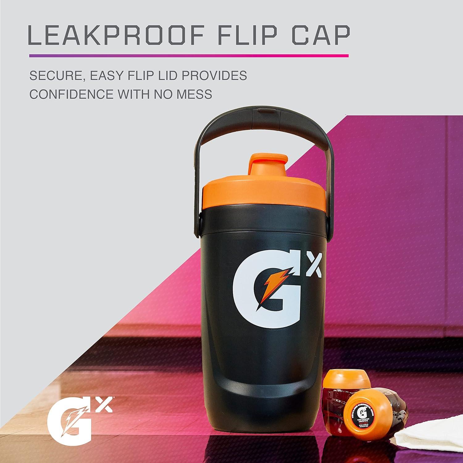imageGatorade Gx Performance Jug 64oz Leakproof Non Slip Grip Great for Athletes RedRed