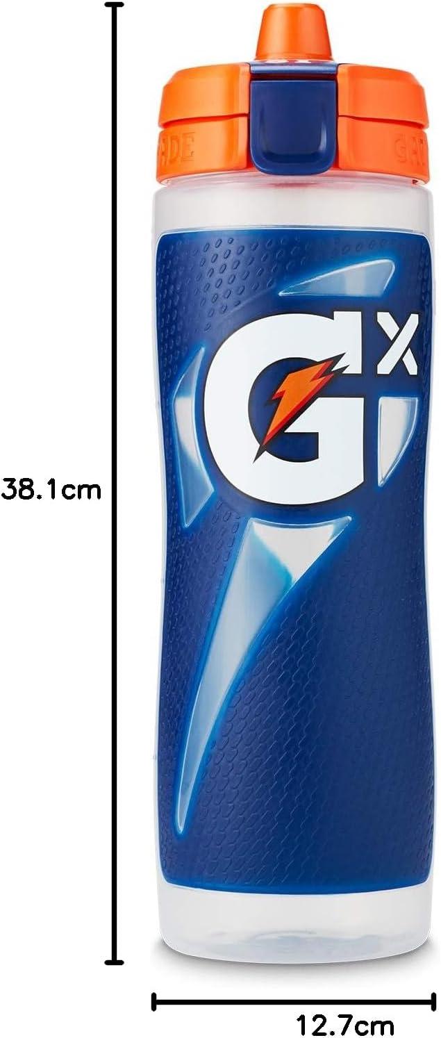 imageGatorade Gx Plastic Squeeze Bottle White 30ozNavy