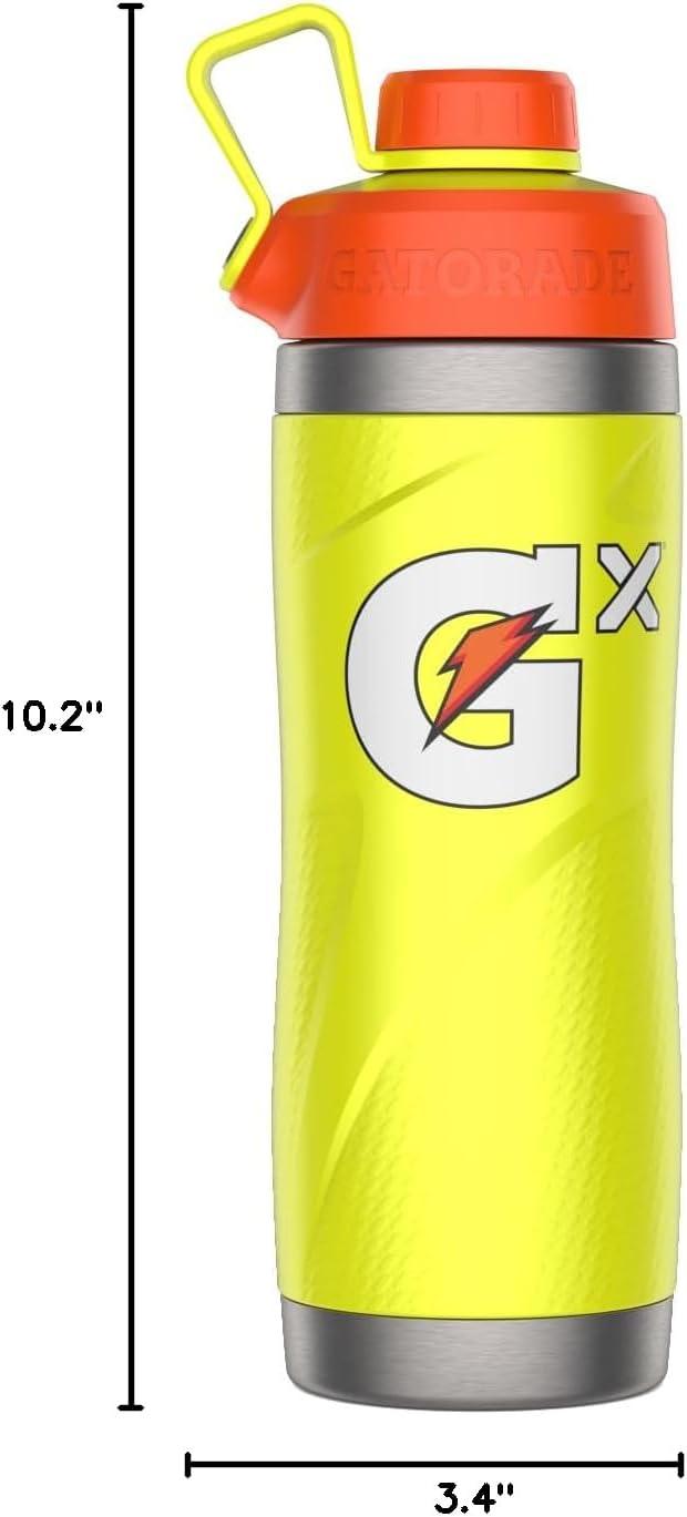imageGatorade Gx Stainless Steel Bottle 32ozNeon Yellow
