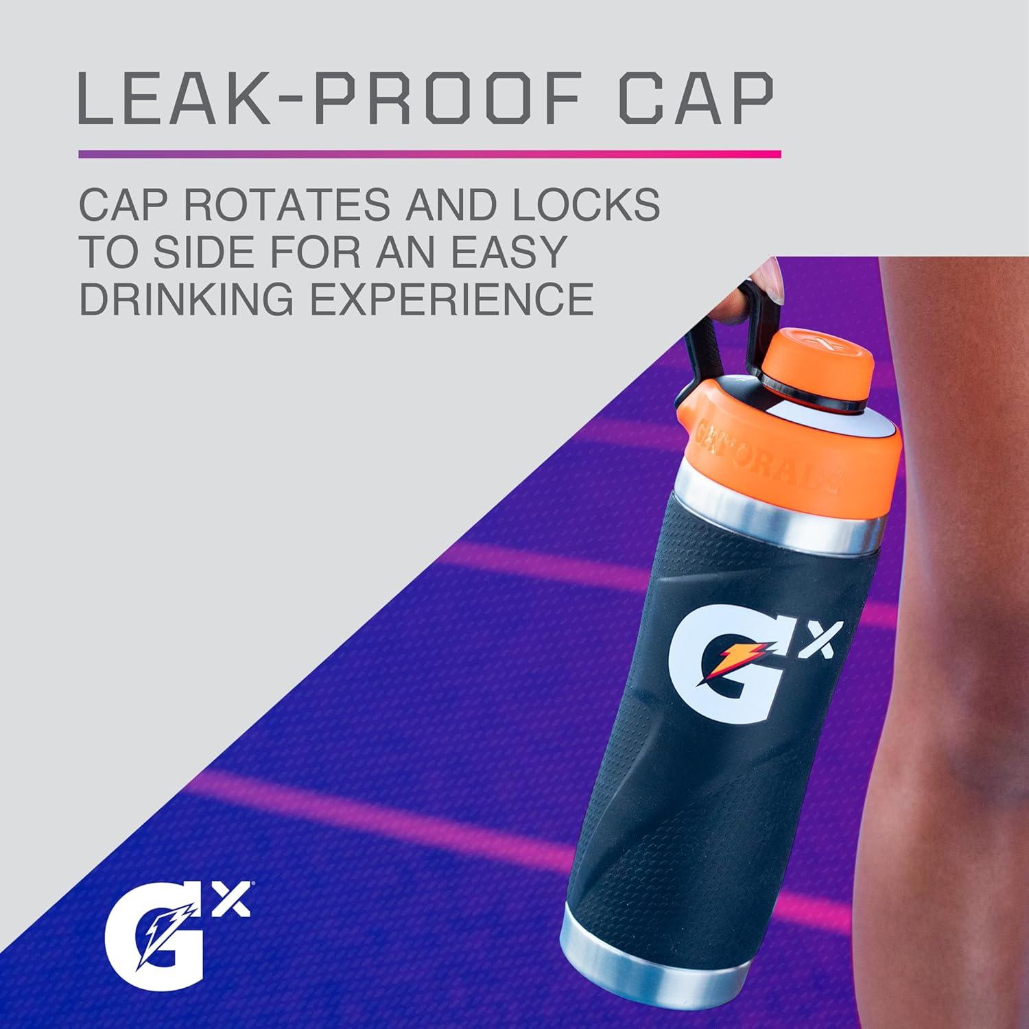 imageGatorade Gx Stainless Steel Bottle 32ozRed