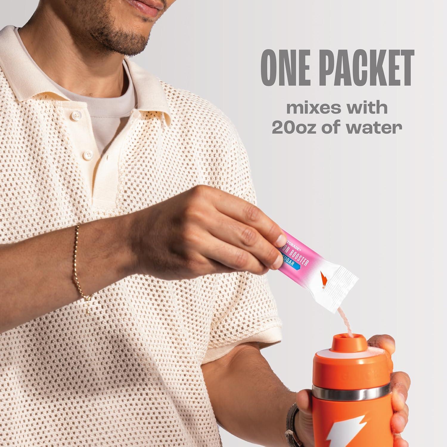 imageGatorade Hydration Booster Zero Sugar  Pink Strawberry Lemonade Pack of 6Pink Strawberry Lemonade