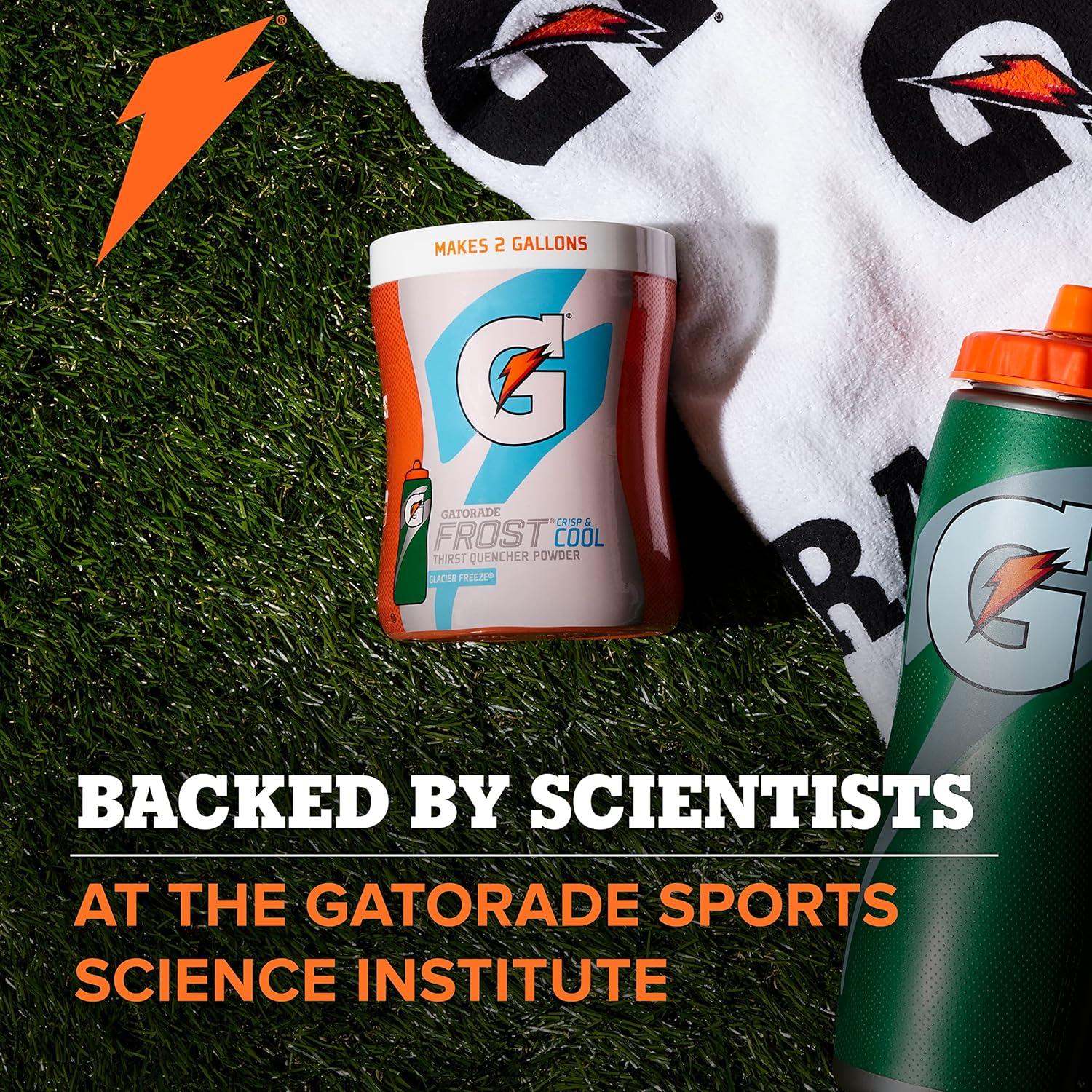 imageGatorade Instant Powder Glacier Freeze 21 Ounce Pack of 32Bag Orange