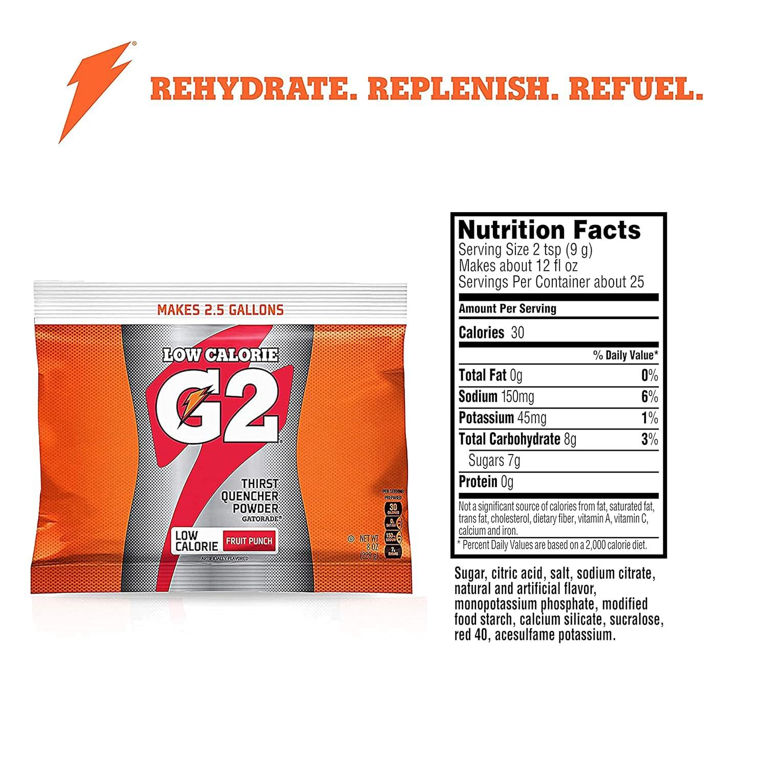 imageGatorade Instant Powder Glacier Freeze 21 Ounce Pack of 32Fruit Punch