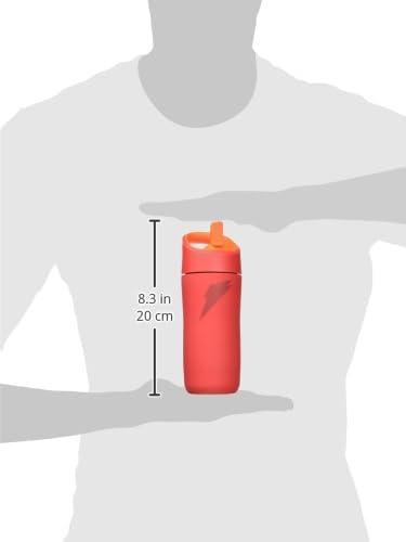 imageGatorade Kids Rookie Metal Water Bottle 12oz Stainless Steel Bottle DoubleWall Insulation Vacuum Insulated Thermo MugRed