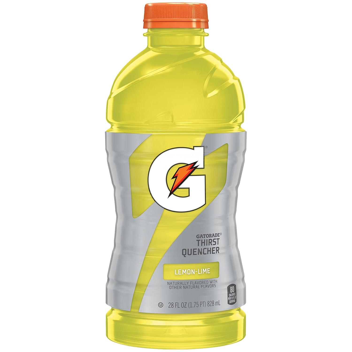 imageGatorade Orange Thirst Quencher 12 Fl Oz Bottles 6 PackLemon Lime