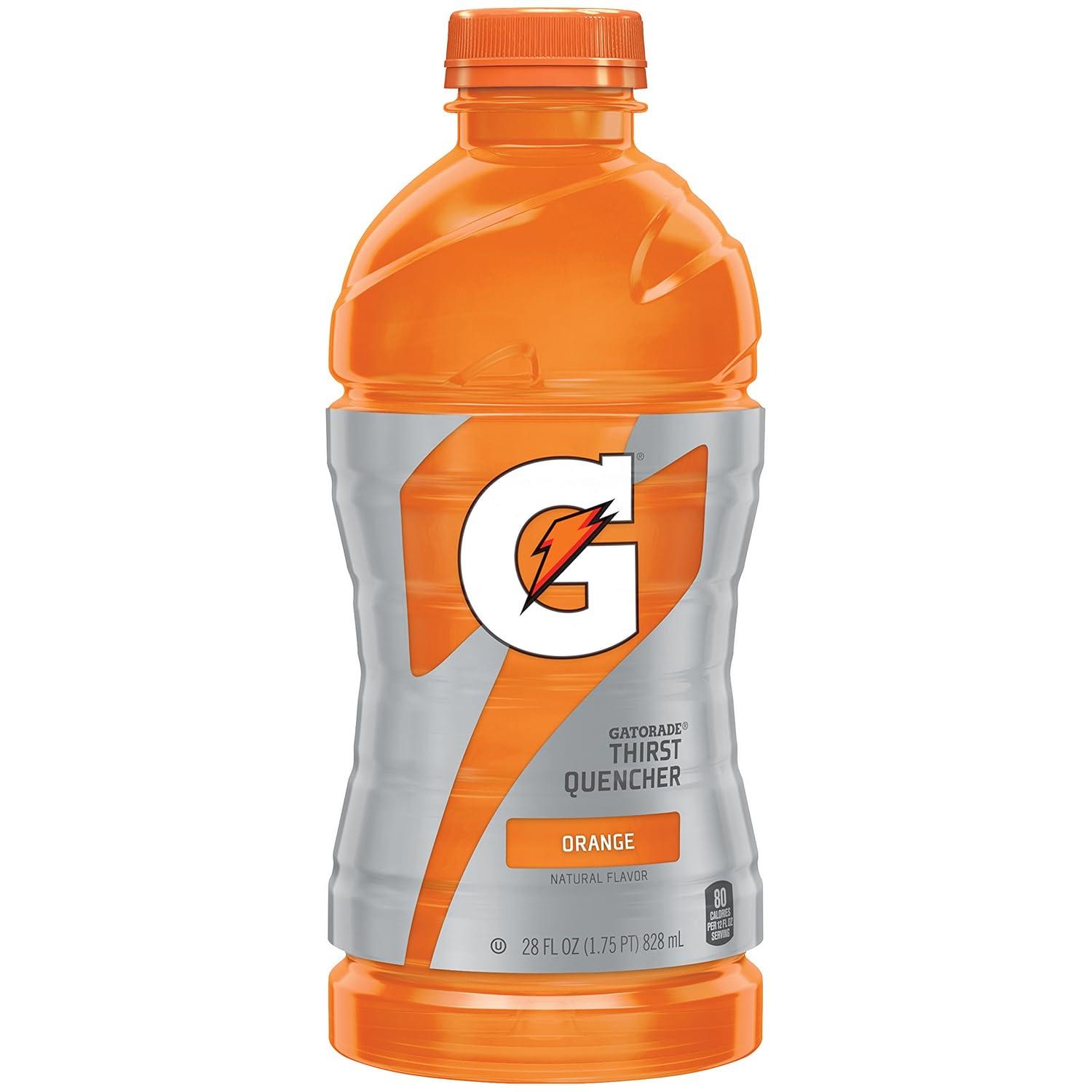 imageGatorade Orange Thirst Quencher 12 Fl Oz Bottles 6 PackOrange