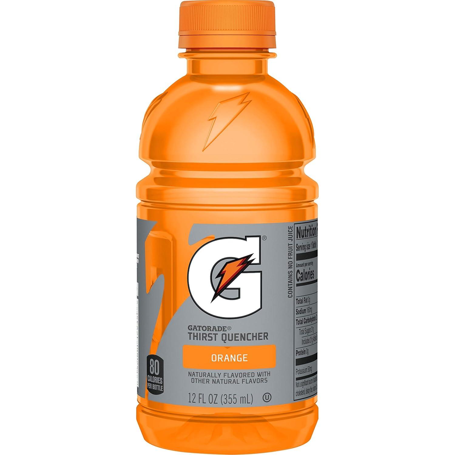 imageGatorade Orange Thirst Quencher 12 Fl Oz Bottles 6 PackOrange