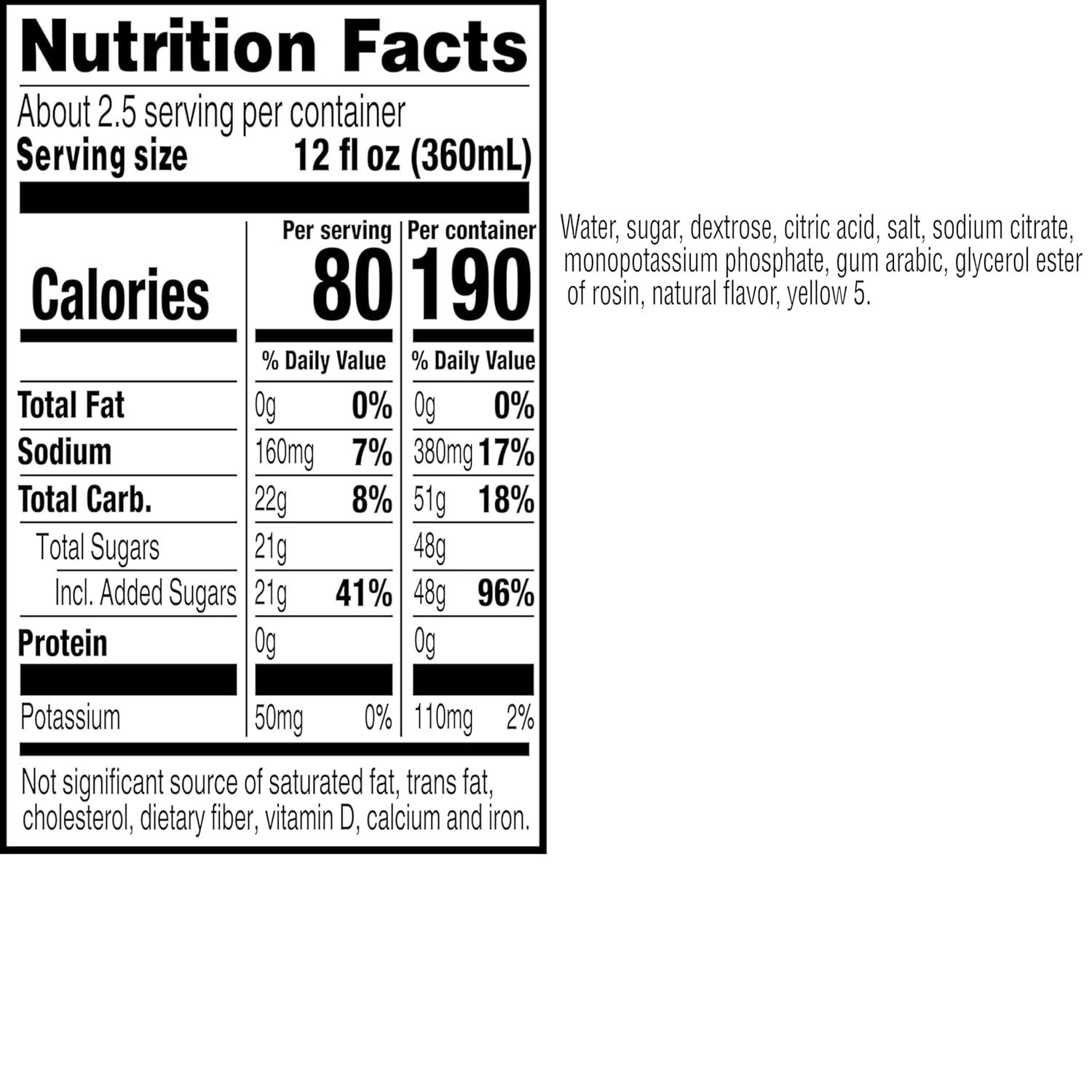 imageGatorade Orange Thirst Quencher 28 Fl Oz BottleLemon Lime