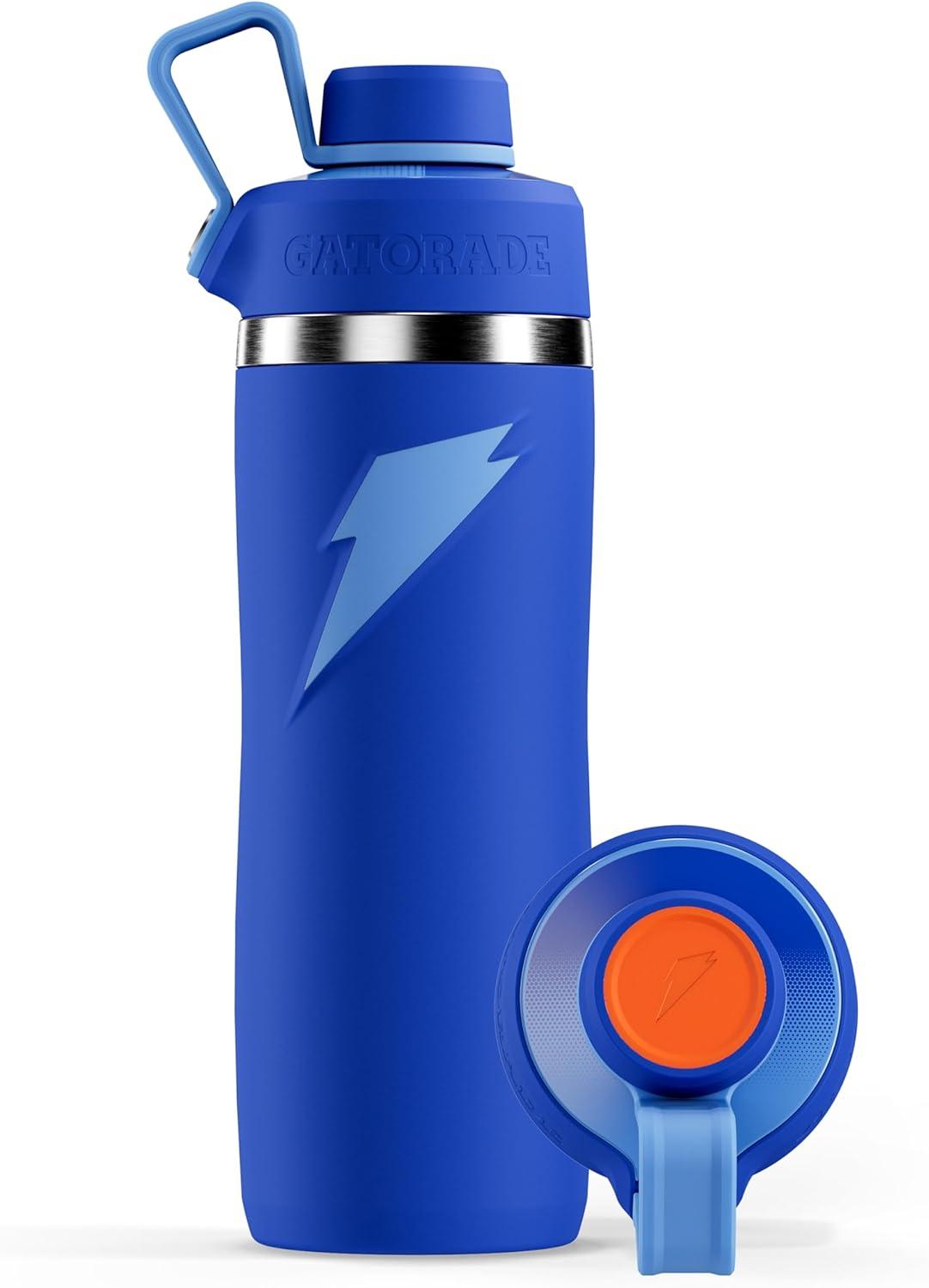 imageGatorade Overtime 22oz Stainless Steel Water BottleBlue