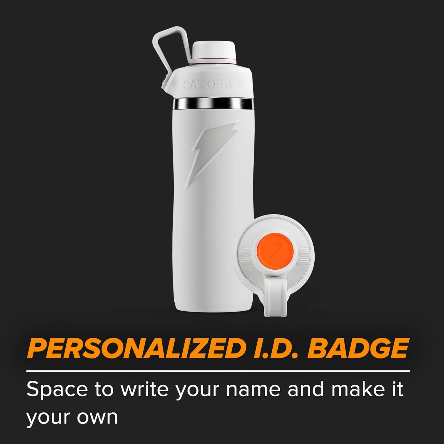 imageGatorade Overtime 22oz Stainless Steel Water BottleOrange