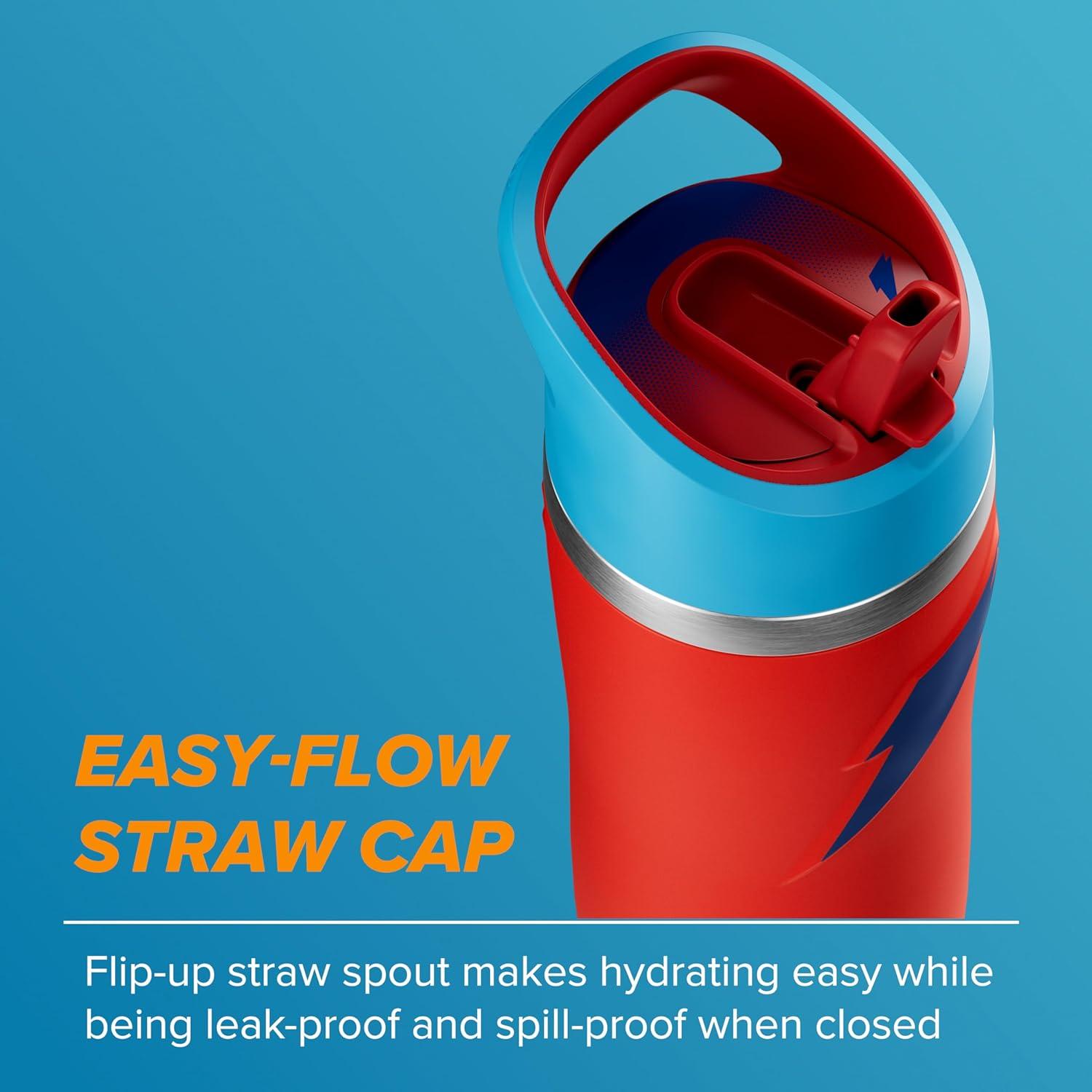 imageGatorade Overtime 22oz Stainless Steel Water BottleRedBlue