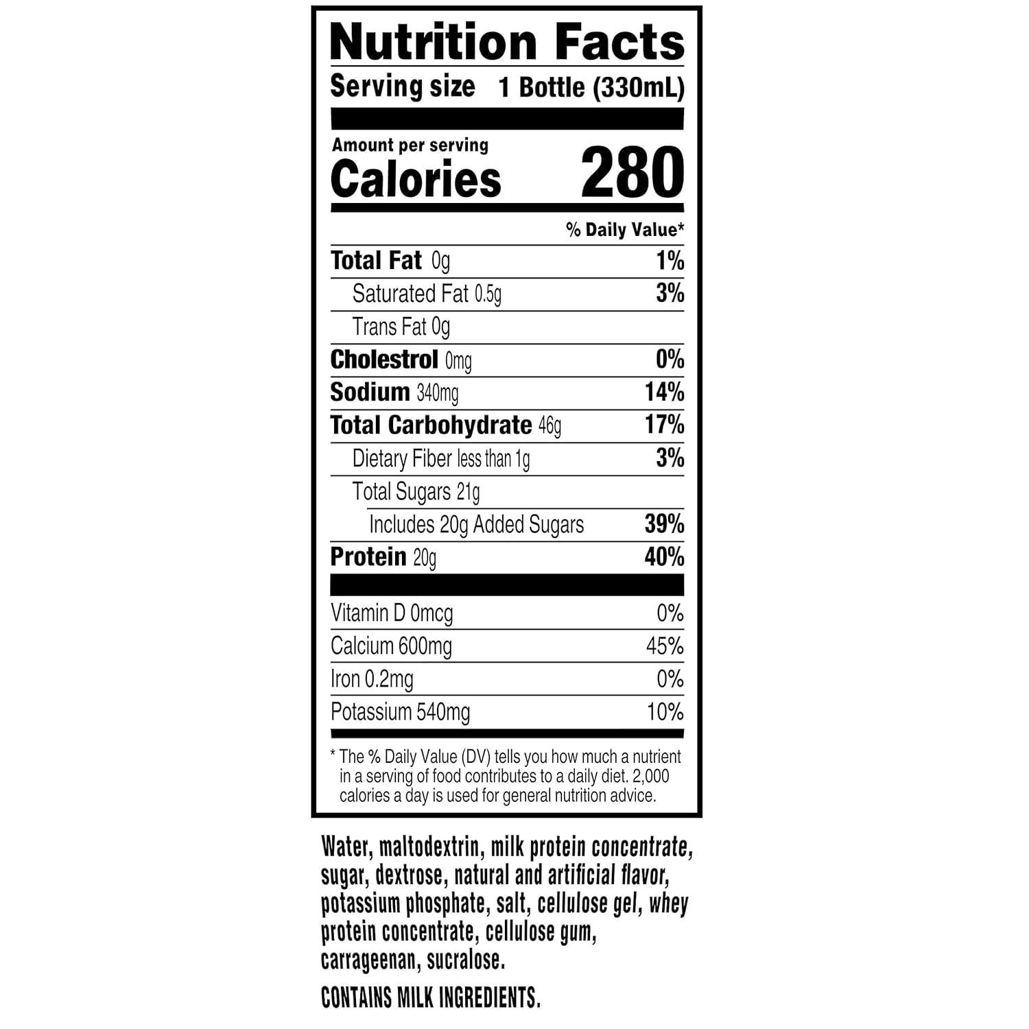 imageGatorade Recover Protein Shake Vanilla 20g Protein 116 fl oz Plastic Bottle Pack of 12Vanilla