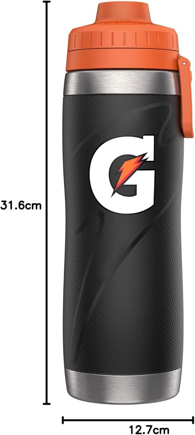 imageGatorade Stainless Steel Sport Bottle 26oz DoubleWall InsulationBlack