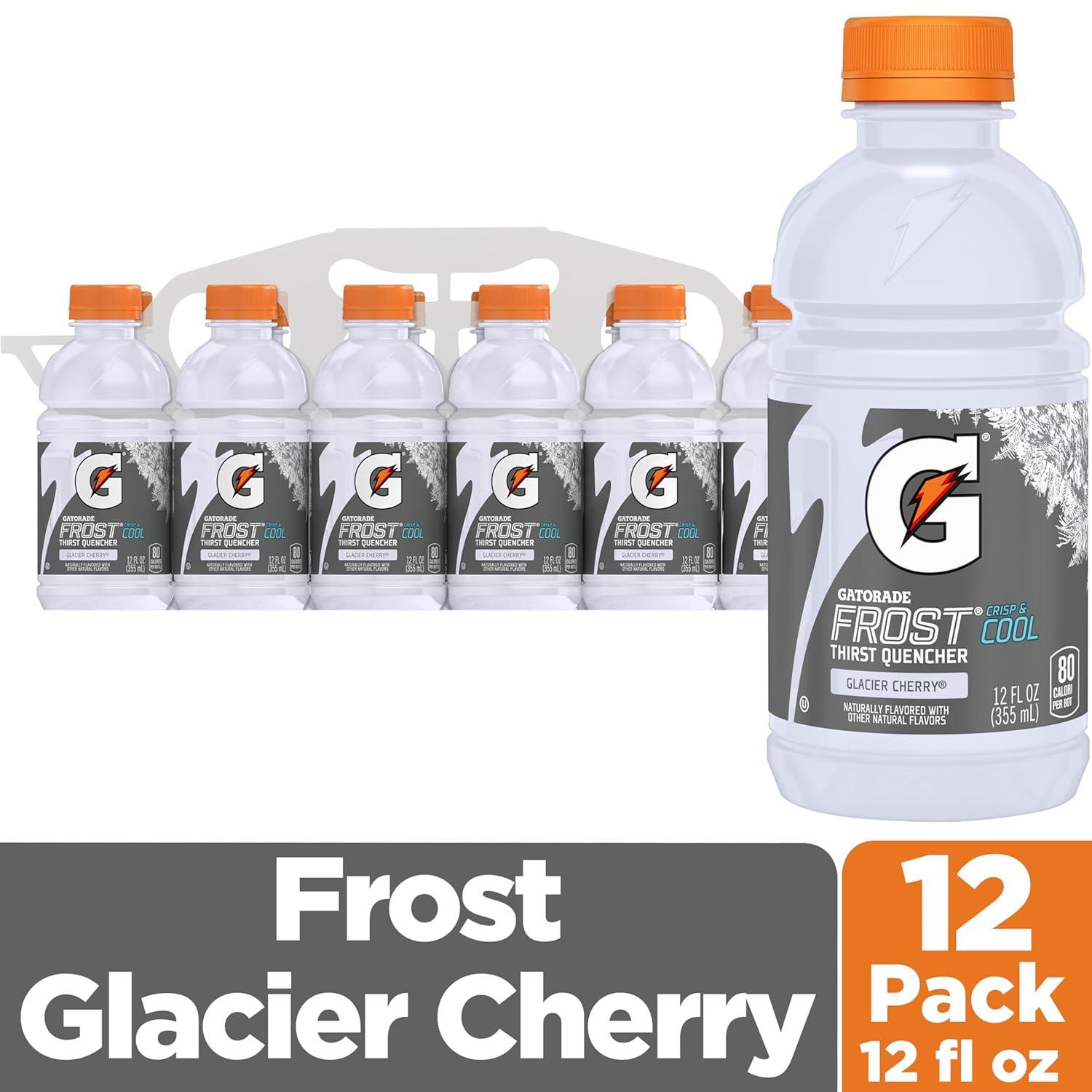 imageGatorade Thirst Quencher Cool Blue 12 Fl Oz Pack of 12Glacier Cherry