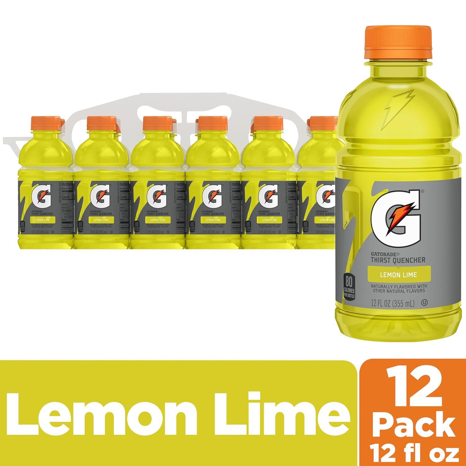 imageGatorade Thirst Quencher Cool Blue 12 Fl Oz Pack of 12LemonLime