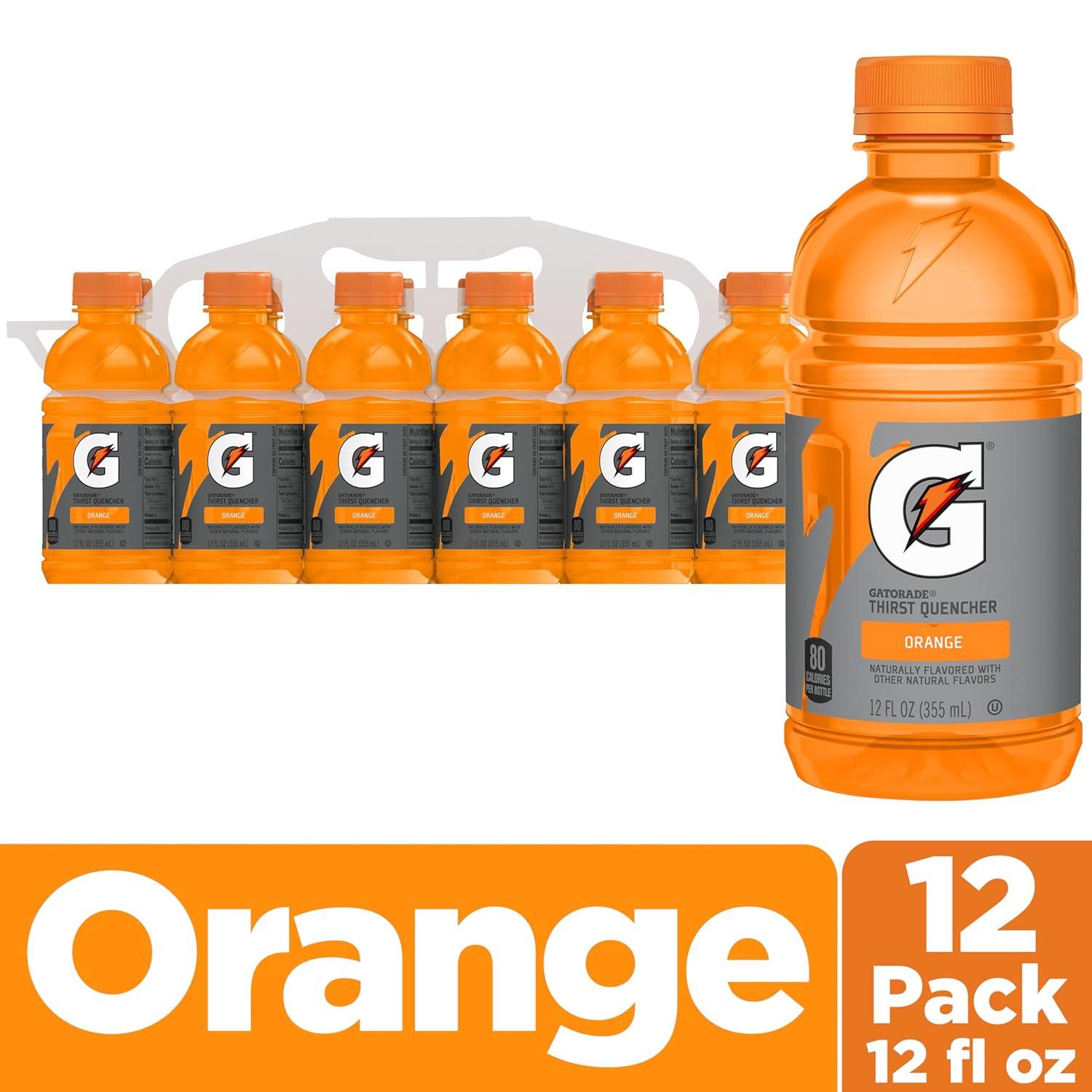 imageGatorade Thirst Quencher Cool Blue 12 Fl Oz Pack of 12Orange