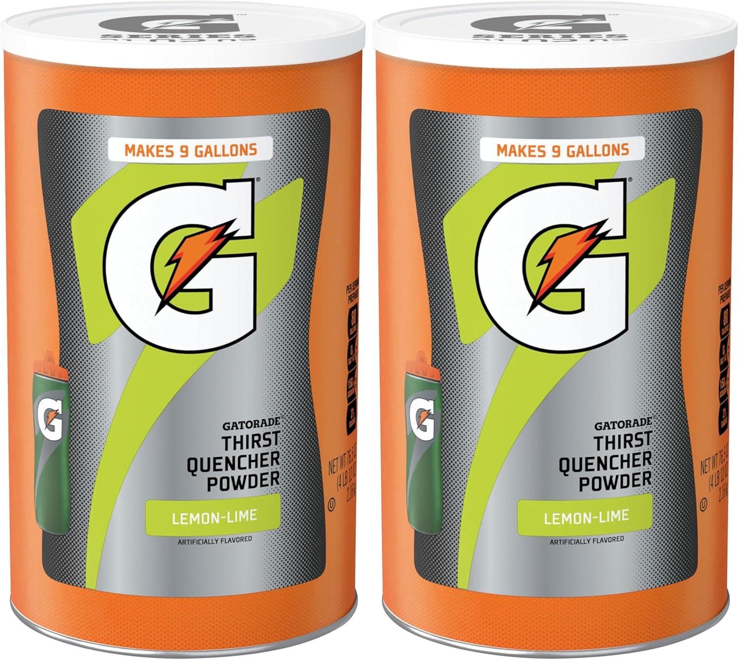 imageGatorade Thirst Quencher Powder Lemon Lime 765 OuncePack of 1LemonLime