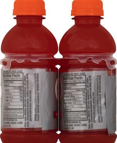imageGatorade Thirst Quencher Sports Drink Fruit Punch 12oz Bottles 6 Pack Electrolytes for RehydrationFruit Punch