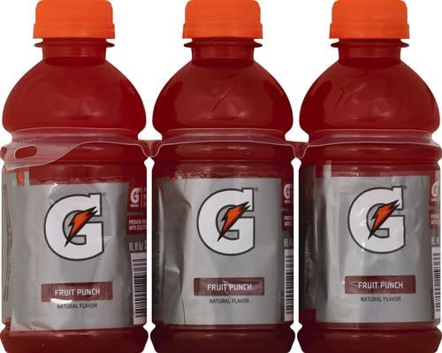 imageGatorade Thirst Quencher Sports Drink Fruit Punch 12oz Bottles 6 Pack Electrolytes for RehydrationFruit Punch