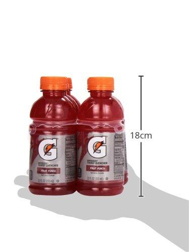 imageGatorade Thirst Quencher Sports Drink Fruit Punch 12oz Bottles 6 Pack Electrolytes for RehydrationFruit Punch
