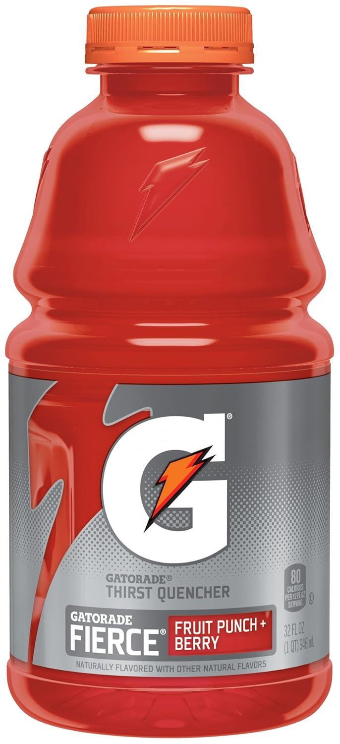 imageGatorade Thirst Quencher Sports Drink Fruit Punch 12oz Bottles 6 Pack Electrolytes for RehydrationFruit Punch