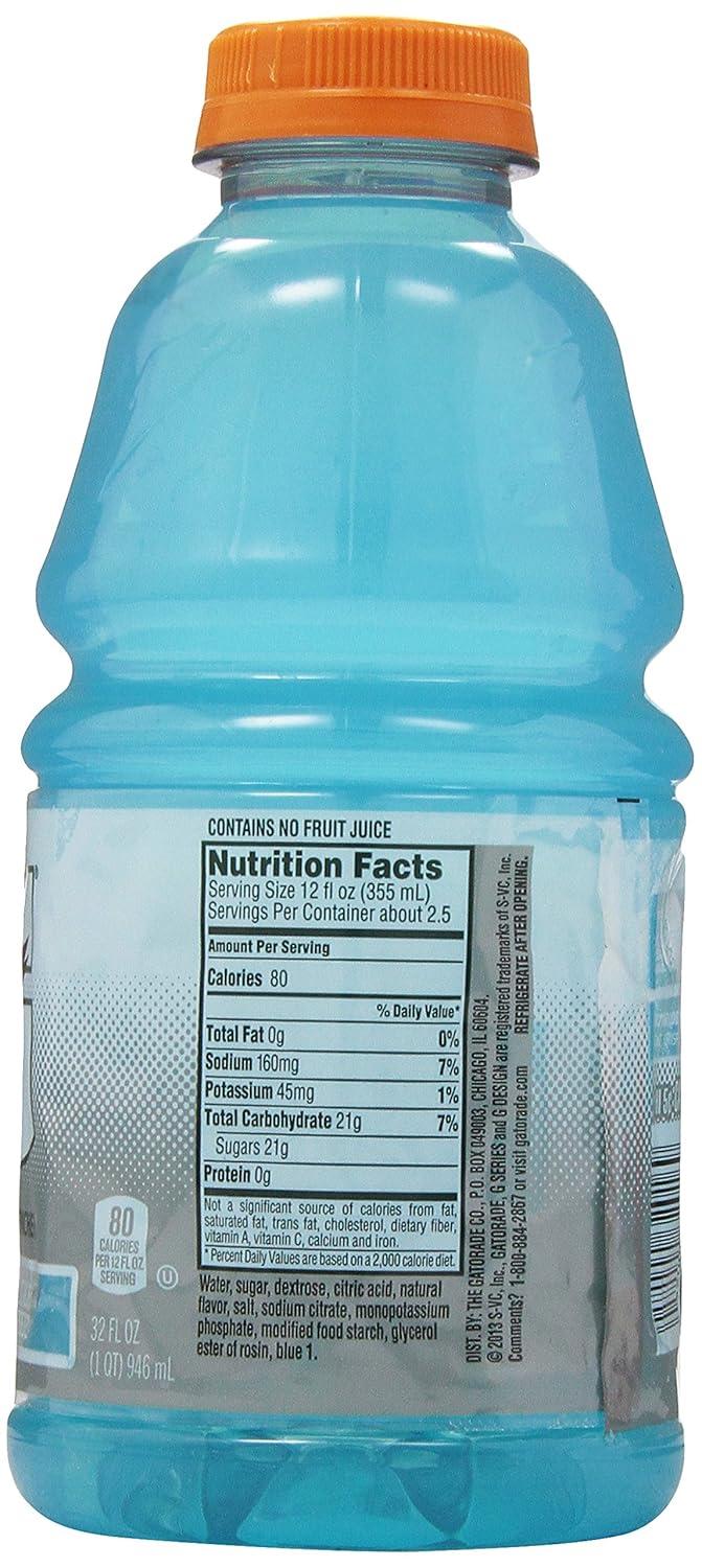 imageGatorade Thirst Quencher Sports Drink Fruit Punch 12oz Bottles 6 Pack Electrolytes for RehydrationGlacier Freeze