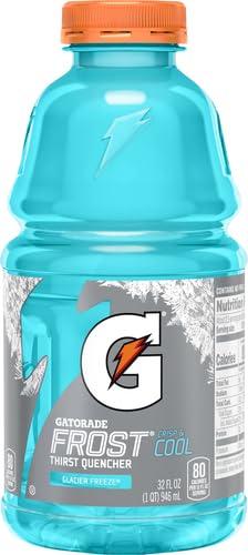 imageGatorade Thirst Quencher Sports Drink Fruit Punch 12oz Bottles 6 Pack Electrolytes for RehydrationGlacier Freeze