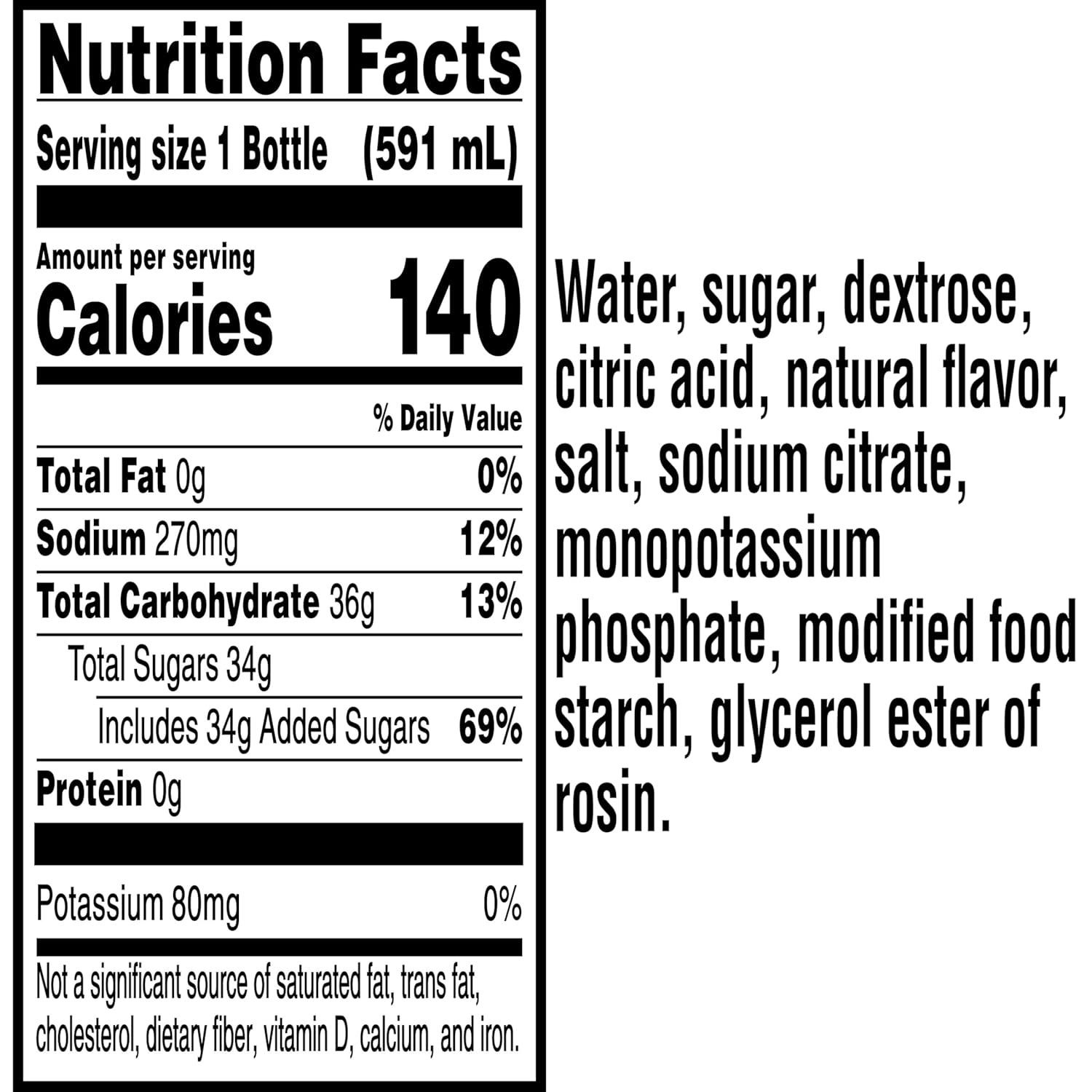 imageGatorade Thirst Quencher Sports Drink Fruit Punch 20oz Bottle 8 Pack Electrolytes for RehydrationGlacier Cherry