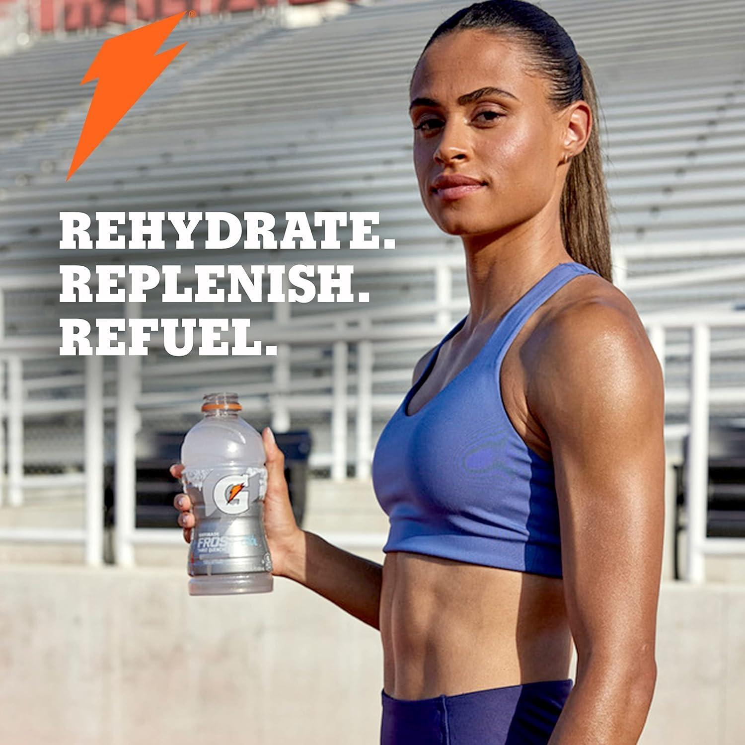 imageGatorade Thirst Quencher Sports Drink Fruit Punch 20oz Bottle 8 Pack Electrolytes for RehydrationOrange