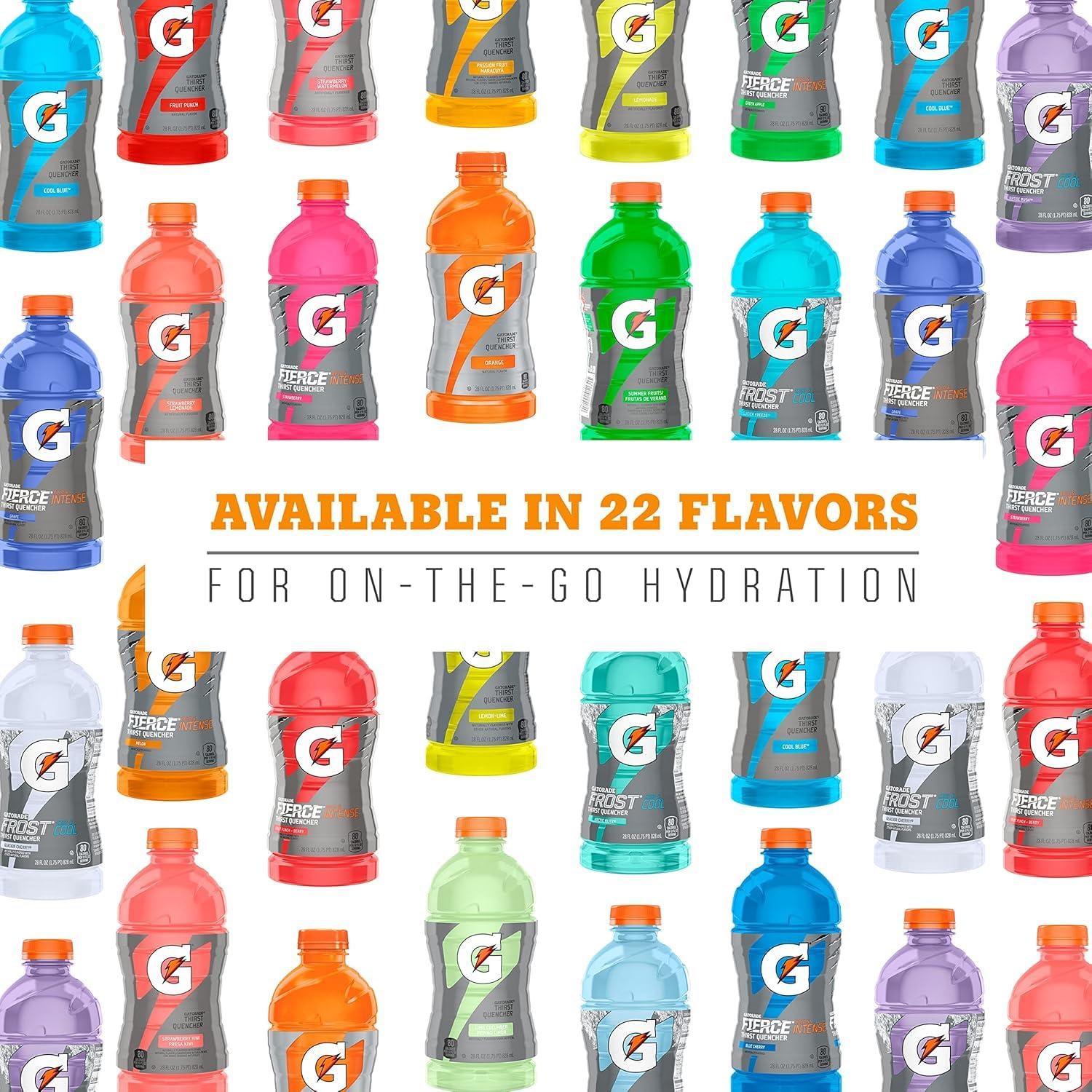 imageGatorade Thirst Quencher Sports Drink Variety Pack 12 Fl Oz Pack of 18Liberty Variety