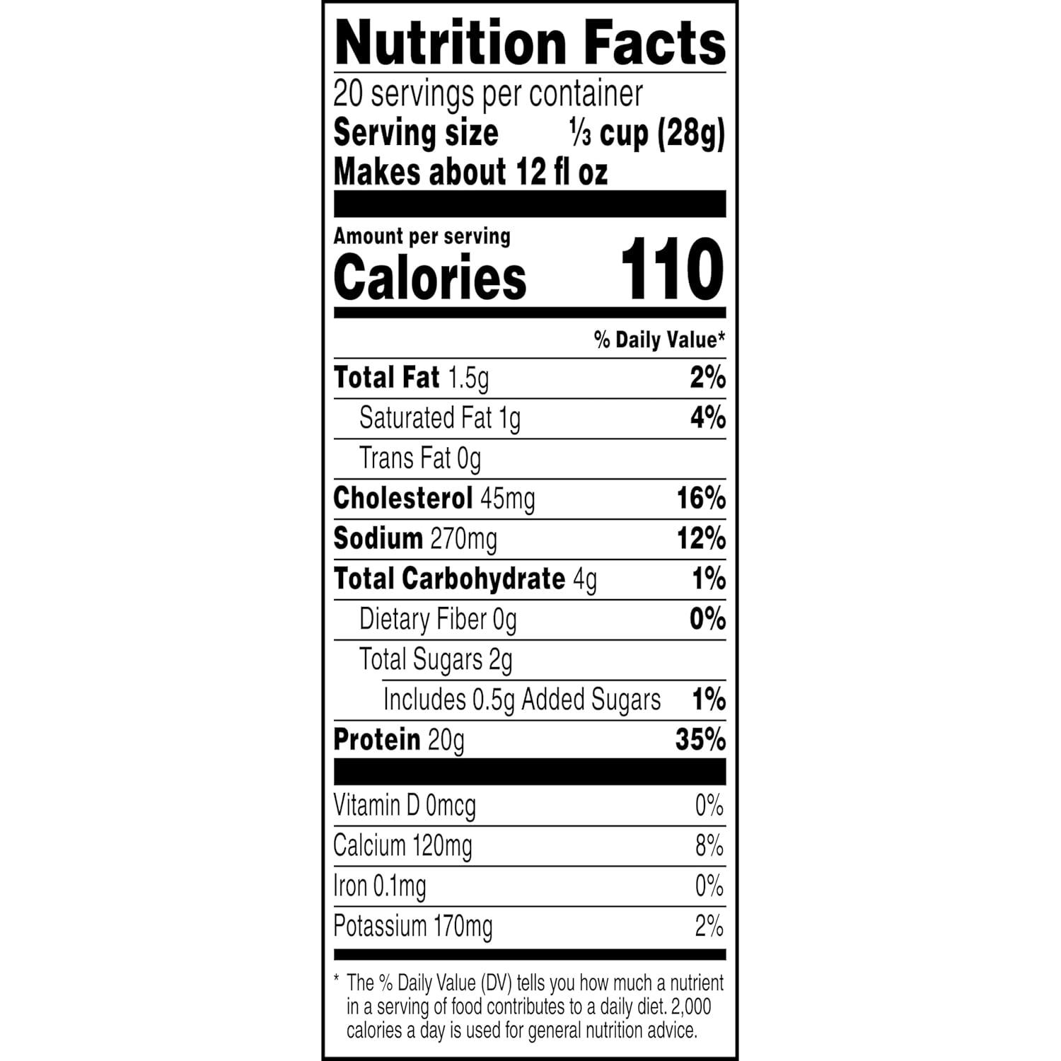 imageGatorade Whey Protein Powder Chocolate 224 Ounce 20 servings per canister 20 grams of protein per servingVanilla