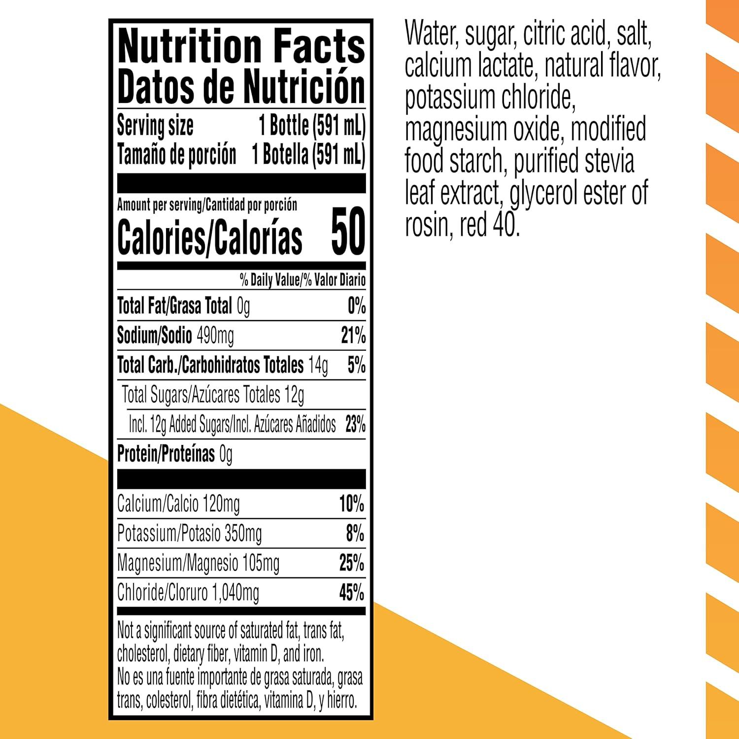 imageGatorlyte Rapid Rehydration Electrolyte Drink Strawberry Kiwi Specialized Blend of 5 Electrolytes Lower Sugar No Artificial Sweeteners No Artificial Flavors 20 fl oz Bottles 12 PackStrawberry Kiwi