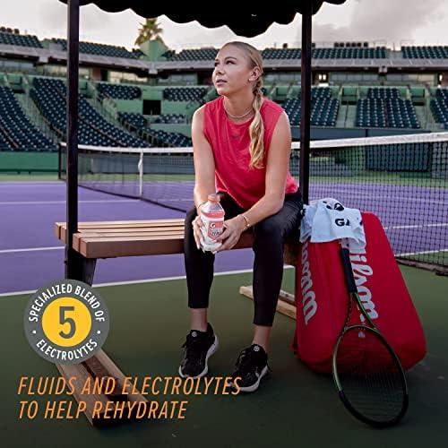 imageGatorlyte Zero Rehydration Electrolyte Drink 3 Flavor Variety Pack Specialized Blend of 5 Electrolytes Zero Sugar No Artificial Sweeteners No Artificial Flavors 20 fl oz Bottles 12 PackStrawberry Kiwi
