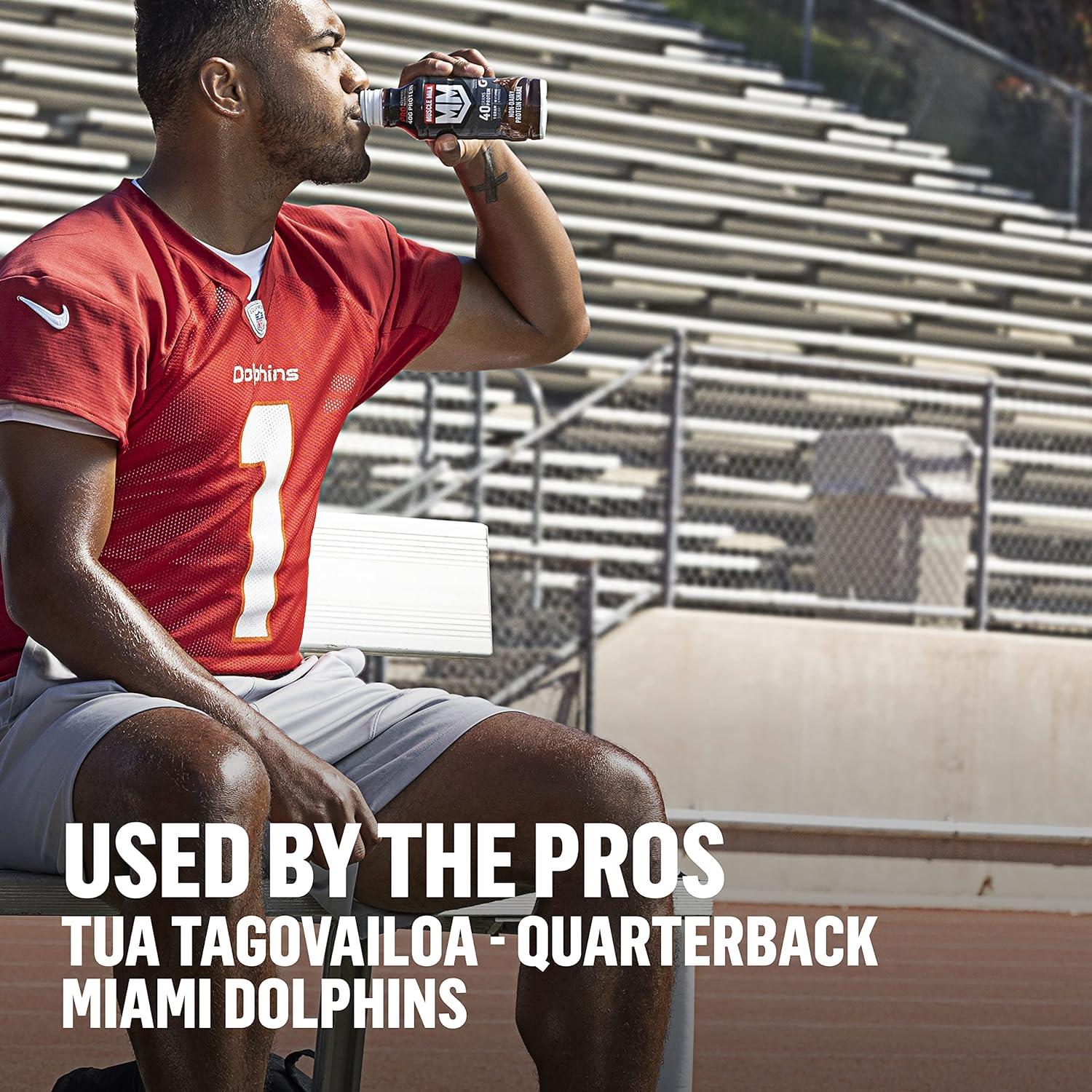 imageMuscle Milk Pro Advanced Nutrition Protein Shake Knockout Chocolate 1116 Fl Oz Pack of 12 32g Protein 1g Sugar 16 Vitamins ampamp Minerals 5g Fiber Workout Recovery Energizing Snack Packaging May VaryChocolate